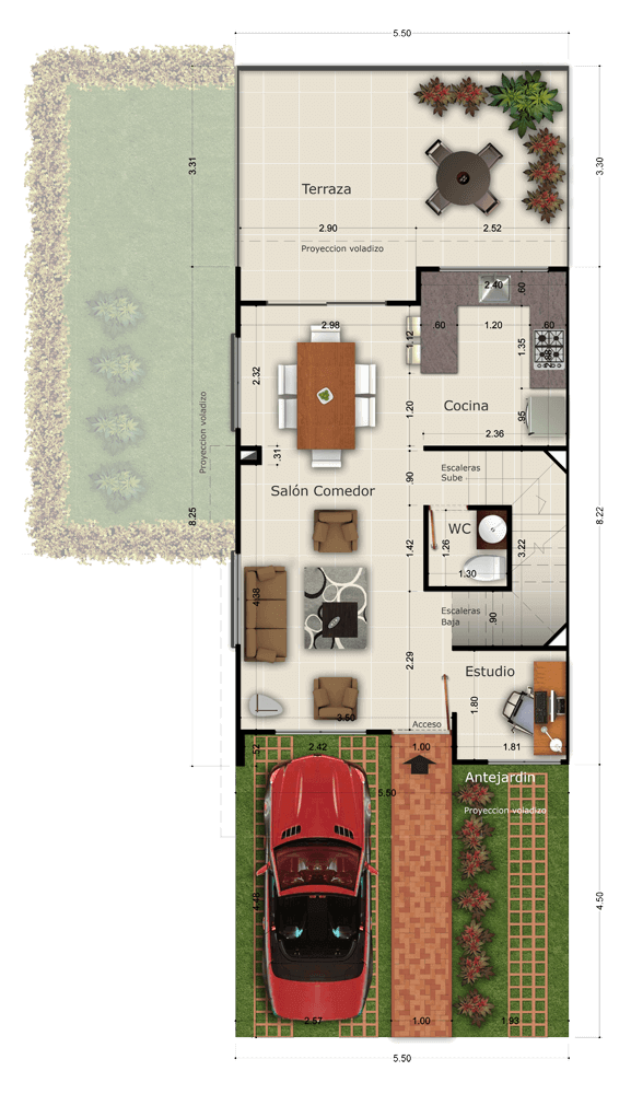 Diagrama lógico de una casa